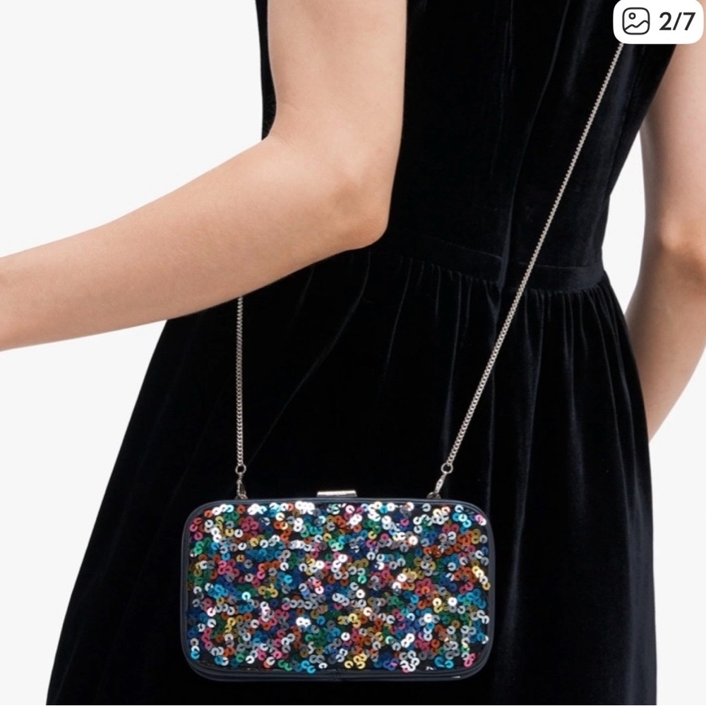 Kate Spade Multicolor Sequin Clutch